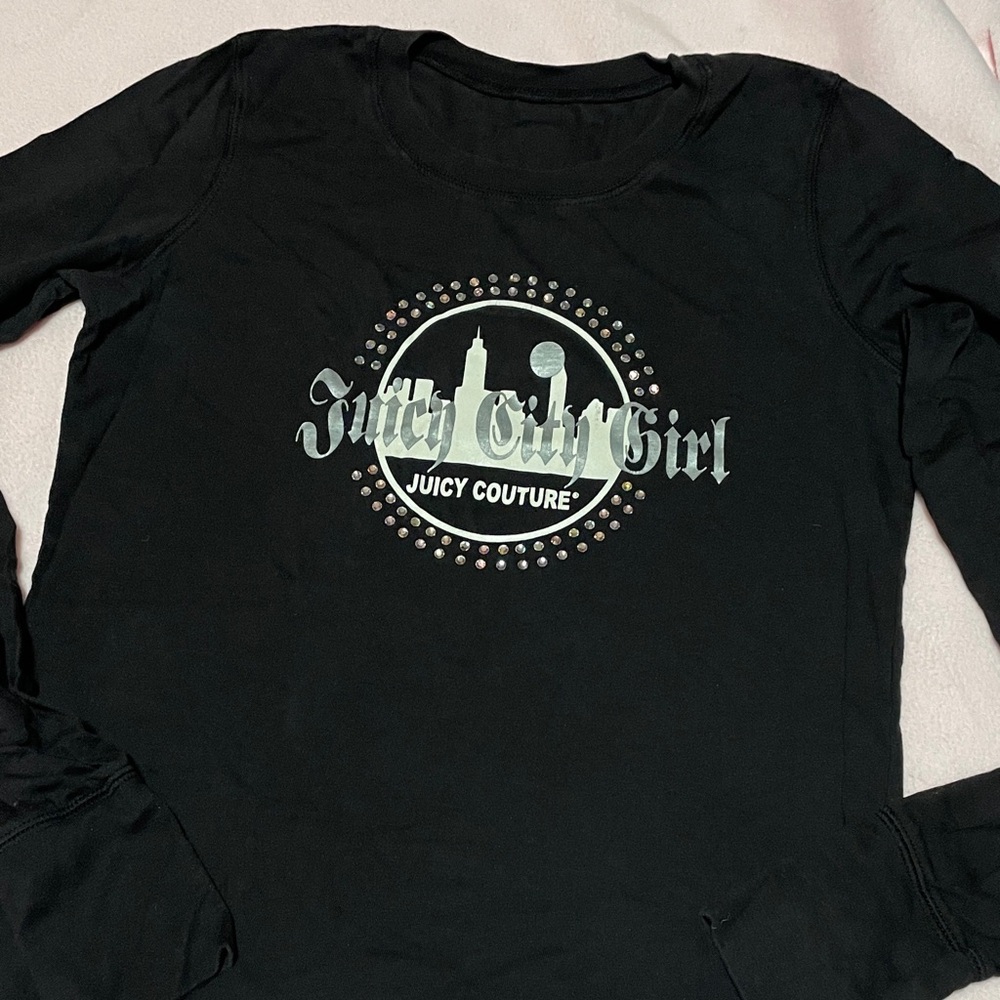 Juicy Couture Black City Girl Long Sleeve